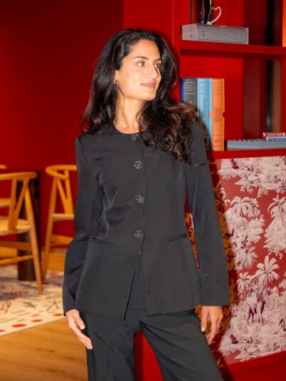 Y.A.S Vetura Long Sleeve Blazer Sort 36 Y.A.S Vetura Long Sleeve Blazer Sort 36