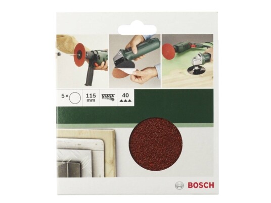 Bosch Slipepapir til Slipetallerken Ø125mm Sett 2609256B47 Bosch Slipepapir til Slipetallerken Ø125mm Sett 2609256B47