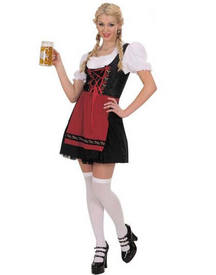 Bayersk Oktoberfest Frøken Strl S