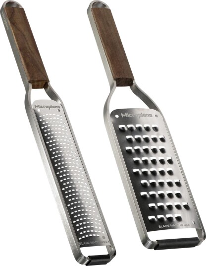 Microplane Master Series rivjernssett valnøtt håndtak