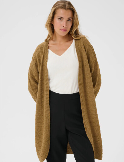 Kaffe Kaemria Knit Cardigan - Brown - XS