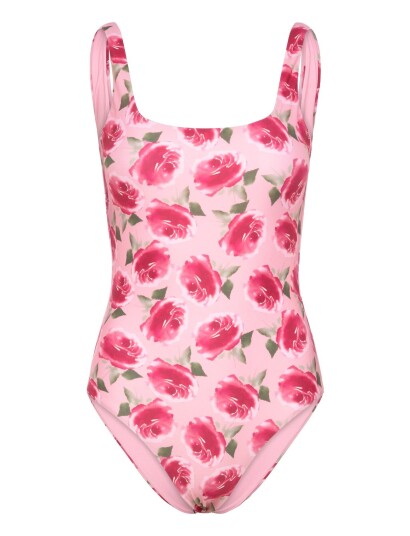 by Ti Mo Classic Swimsuit Pink XL