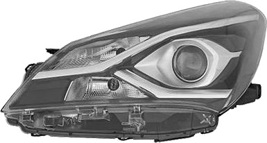 VAN WEZEL 5344963 Frontlykter