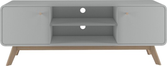 Olivet Tv-benk 140 cm - Grå