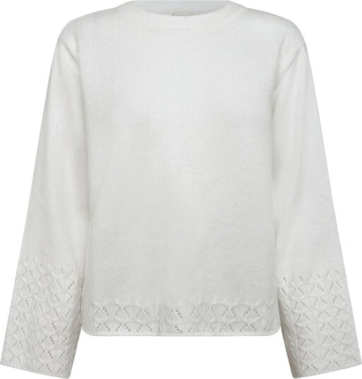 Kaffe Kagro Pullover Knit White XL Kaffe Kagro Pullover Knit White XL