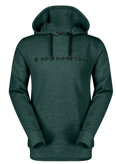 SCOTT No Shortcuts Hoody Grønn SCOTT No Shortcuts Hoody Grønn