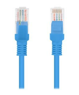 Lanberg Koblingskabel Rj-45 Hann Til Rj-45 Hann 5 M Utp Cat 6 Uten Hindringer Formstøpt Ral 5012 Blå