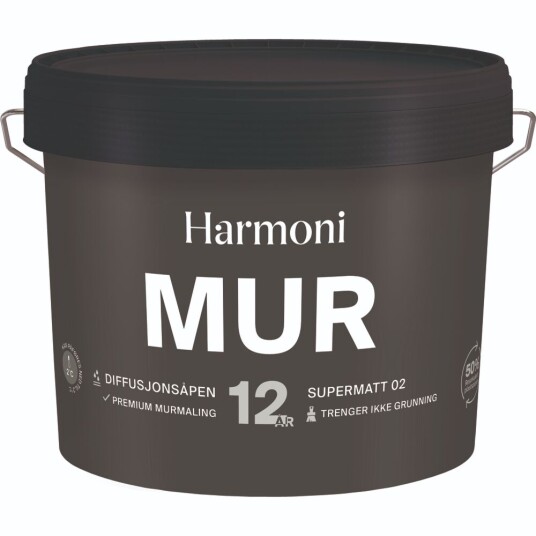 Harmoni Murmaling Base Hvit 9l
