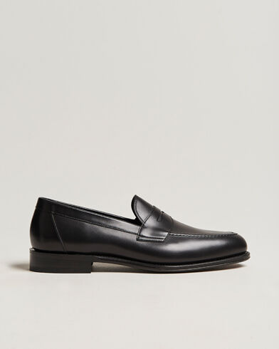 Loake 1880 Hornbeam Eco Penny Loafer Black Calf