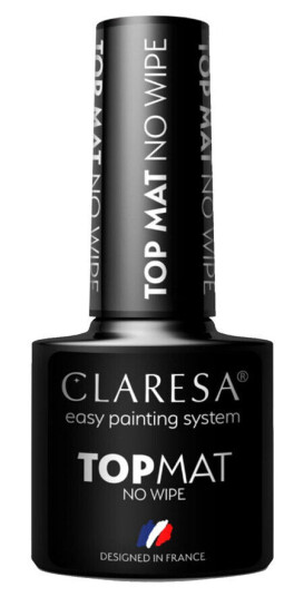 Claresa Hybrid Soak Off Topcoat Matt No Wipe 5ml Claresa Hybrid Soak Off Topcoat Matt No Wipe 5ml