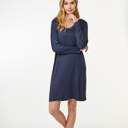 CCDK Copenhagen Jacqueline Longsleeved Dress - Navy - XS