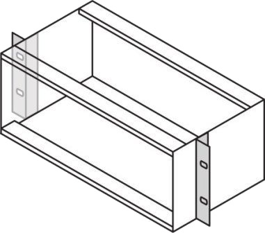 Schroff 19" Brakett 3U Univ. (2 Stk. Kit) Racktilbehør (24560199)