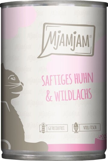 Mjamjam Våtfôr Saftig Og Villaks Kylling 6 X 400 G