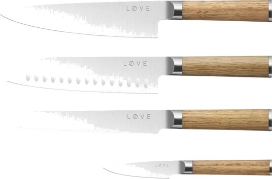 Løve Steig Knivsett 4 Kniver