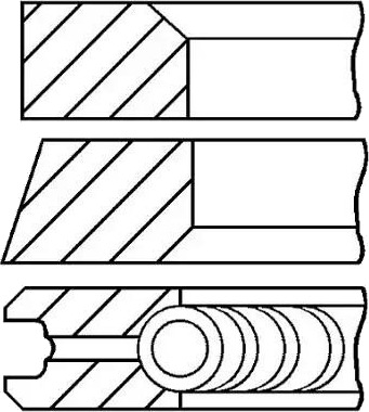Stempelringsett GOETZE ENGINE 08-123400-00