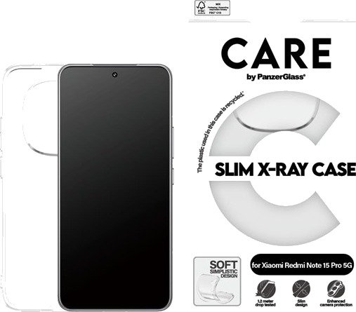 CARE by PanzerGlass X-Ray Case Xiaomi Redmi Note 15 Pro 5G