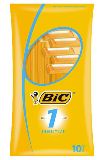 Bic 1 Sensitive Engangsskrabere Til Mænd 10 stk Bic 1 Sensitive Engangsskrabere Til Mænd 10 stk