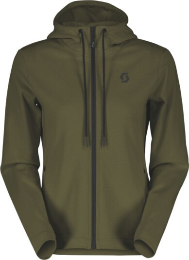 SCOTT Tech Zip Hoody til Kvinner, Grønn