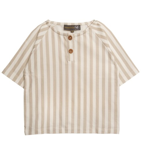 Hanevild Striped T Shirt   Beige   110/116