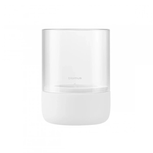 blomus Calma lyslykt med telys Ø 10 cm Lily white