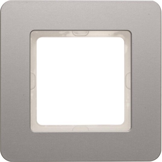 Hager 10116074 Dekkramme For Berker Q.7 Aluminium 1 Rom