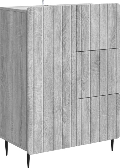  Serviesskap Grå sonoma 66 x 34,5 x 91,5 cm Konstruert tre
