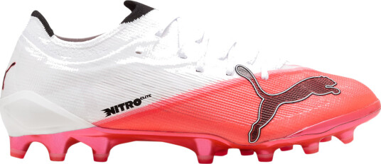 PUMA Ultra Nitro 7 Ultimate AG Fotballsko Hvit/Rød 46 PUMA Ultra Nitro 7 Ultimate AG Fotballsko Hvit/Rød 46