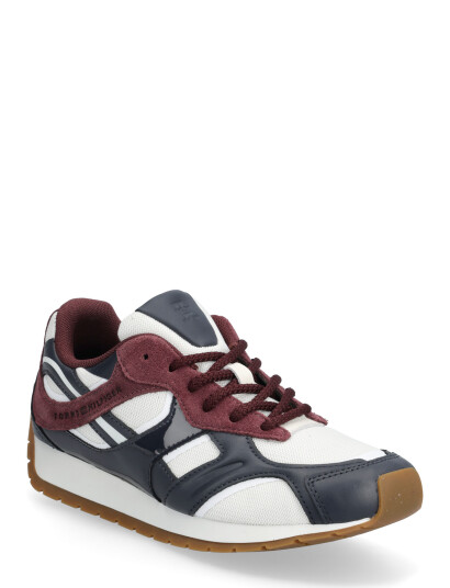Tommy Hilfiger Th Modern Runner Mix Mat   Burgundy   41