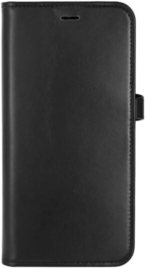 Buffalo Magseries 2-i-1 Lommebokdeksel for iPhone 16 Plus i Ekte Skinn med 3 Kortlommer - Svart Buffalo Magseries 2-i-1 Lommebokdeksel for iPhone 16 Plus i Ekte Skinn med 3 Kortlommer - Svart