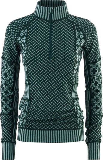 Kari Traa Women's Smekker Half Zip XL, Pine Kari Traa Women's Smekker Half Zip XL, Pine