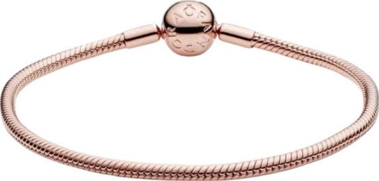 Pandora Armbånd i rosèforgylt 925 sølv 18 cm