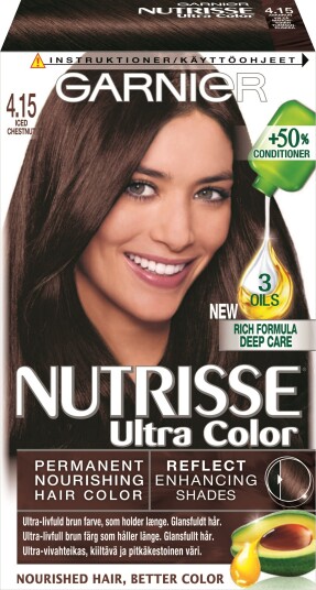 Garnier Nutrisse Ultra Color 4.15 Iced chestnut 4.15 Iced Chestnut