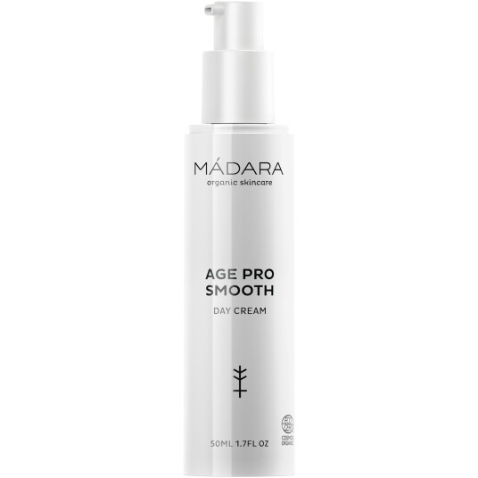 Mádara Age Pro Smooth Dagkrem 50ml - Fuktighetsgivende, Parabenfri, Anti-aging