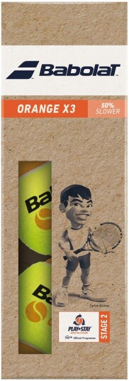 Babolat 3-pack Stage 2, Orange Babolat 3-pack Stage 2, Orange