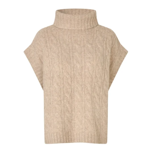 Lollys Laundry Dame Strikkevarer Beige 2XL