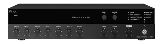 Toa A-3624d Digital Mikseforsterker 240w 7in,6micmax,100v/8ohm,Dsp,Webgui