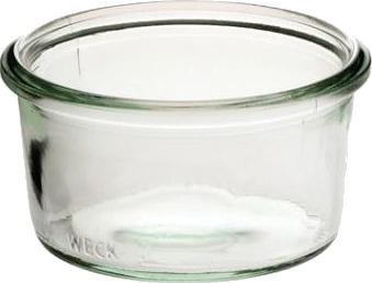 Patentglas Weck 370 Ml Ø10.8X6.9 Cm Uden Låg Glas,40 Stk/Krt