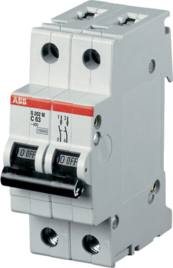 ABB Automatsikring S202M 2p B16A ABB - 1665221