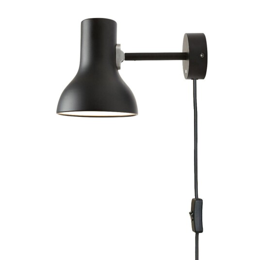 Anglepoise Type 75 Mini Wall Light Jet Black Anglepoise Type 75 Mini Wall Light Jet Black