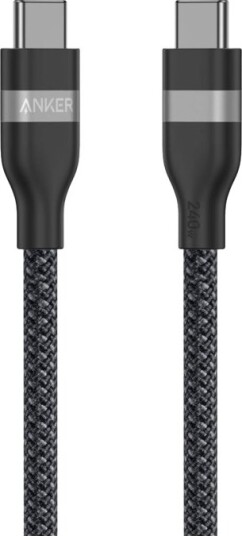 Anker Usb-Kabel Usb-C Hann Til Usb-C Hann 1.83 M Usb Power Delivery 240 W Braided Upcycled Svart
