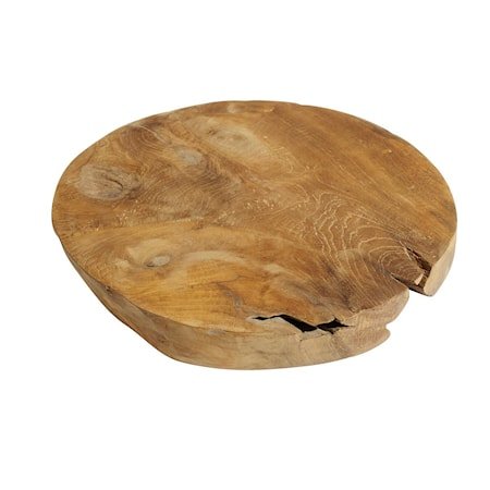Skjærebrett Round Natur Teakrot 4x31 cm
