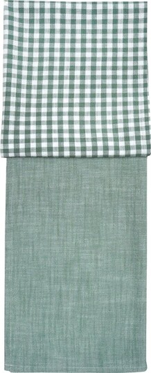 Christiania Glasmagasin Tekstil Kjøkkenhåndkle 2pk Grønn 50x70cm