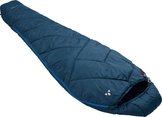 VAUDE Sioux 400 II Mumieformet 2-sesongs Sovepose Blå for Unisex, Komforttemperatur 11°C