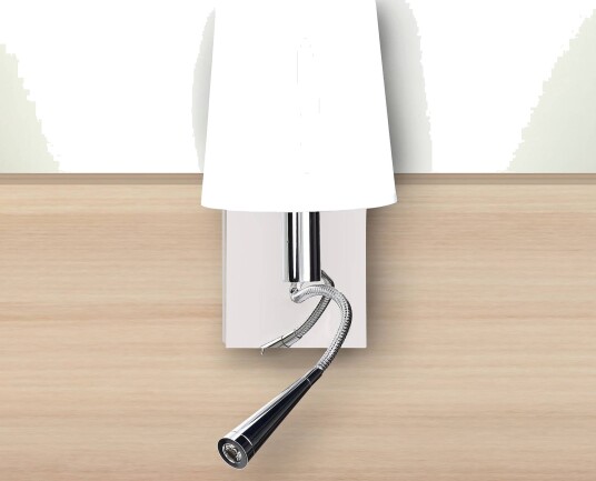 Aluminor Vegglampe Asset Krom / sølv Soverom Metall