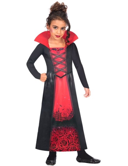 HALLOWEEN Jenters Resirkulerte Vampyrkostyme