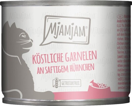 Mjamjam Våtfôr Sparepakke Deilige Reker Med Saftig Kylling 24 X 200 G