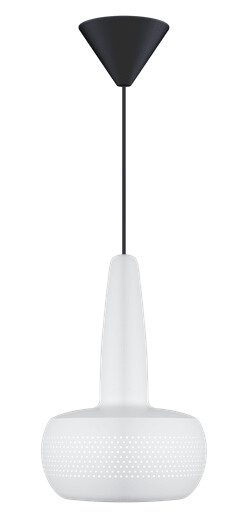 Umage Clava Taklampe med Baldakin Matt Hvit/ Sort Umage Clava Taklampe med Baldakin Matt Hvit/ Sort