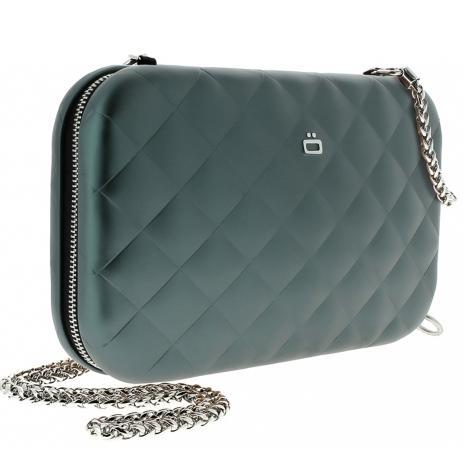 Ögon Designs - Quilted Aluminium Crossover/ Clutch veske Platinium Ögon Designs - Quilted Aluminium Crossover/ Clutch veske Platinium