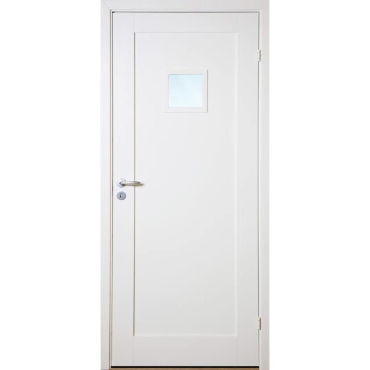 Innerdør Bygg1 Stil 1 F1 Hvit Glass Innerdør Bygg1 Stil 1 F1 Hvit Glass