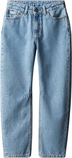Calvin Klein Hr Barrel Leg Stone Mid Blue Blue 128